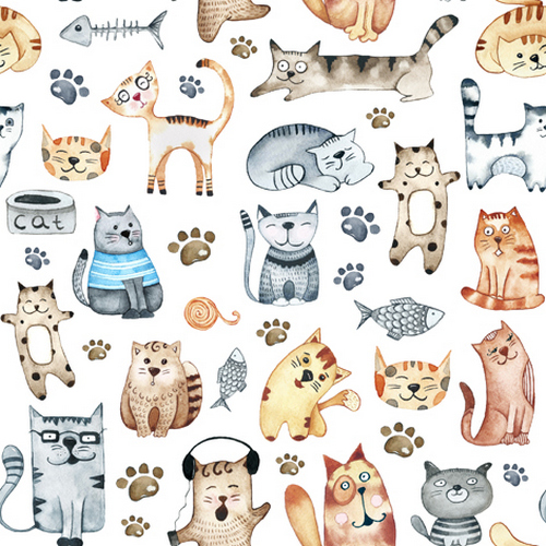 20 Servietten Pet Cats - Lustiges Leben von Katzen 33x33cm
