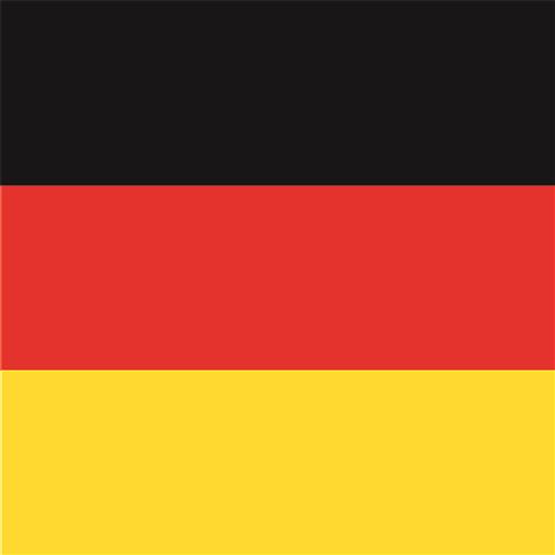 20 Servietten Germany - Deutschland Flagge 33x33cm