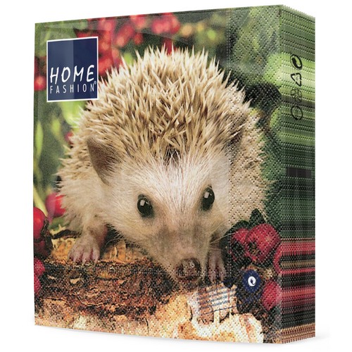 20 Servietten Barnie - Der Igel Barnie 33x33cm