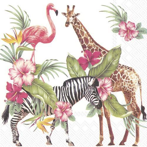 20 Servietten Safari Park - Safari in Afrika 33x33cm