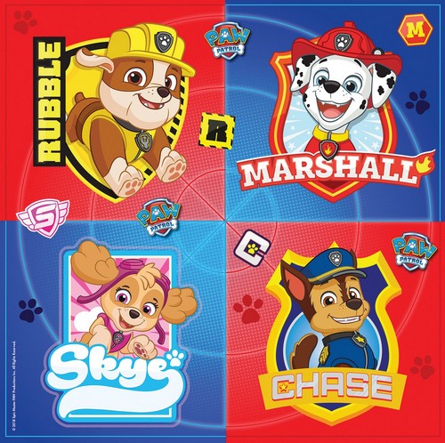 16 Servietten Paw Patrol - Chase & Co. 33x33cm
