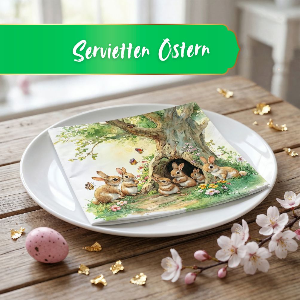 Servietten Ostern 2026
