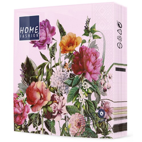 20 Servietten Bloom - Blühende Eleganz 33x33cm