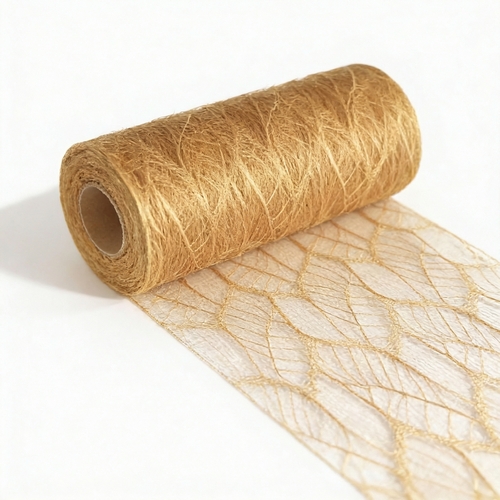 Tischläufer Nature Line aus Vlies Gold - gold 15cm x 15m