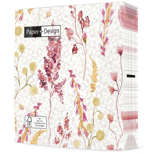 20 Servietten Fall bloom - Blühende Natur 33x33cm