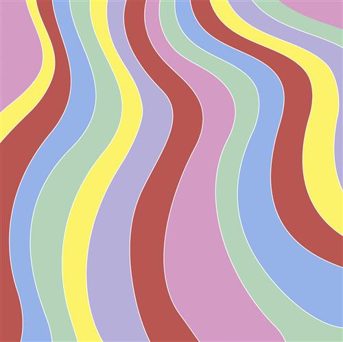 20 Servietten Rainbow - Bunte Farbwellen 33x33cm