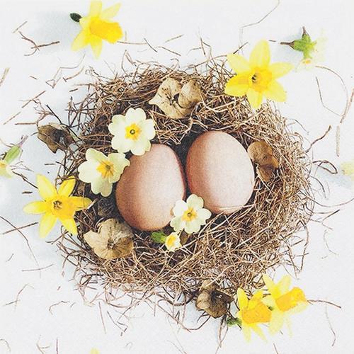 20 Servietten Easter Basket - Eier im Osternest 33x33cm