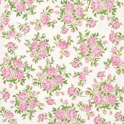 14007_Product 20 Servietten Little Roses - Kleine Rosen 33x33cm