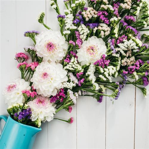 20 Servietten Flower Shoot - Natürliche Blumenflut 33x33cm