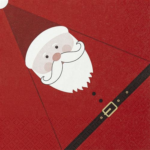 20 Servietten Fold me Santa - Santa zum Falten 33x33cm