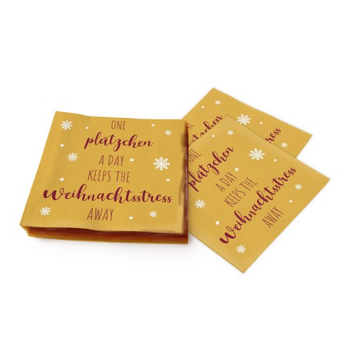 20 Servietten One Plätzchen - Ein Plätzchen Am Tag 33x33cm