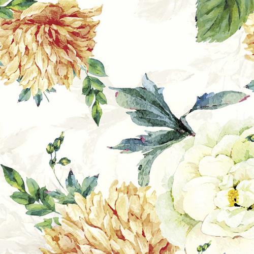 20 Servietten Dahlia Orange – Treff der Dahlien 33x33cm
