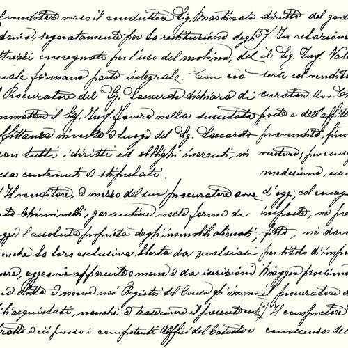20 Servietten Scrittura - Alte Schriftzeichen 33x33cm
