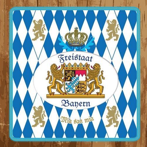 20 Servietten Freistaat Bayern – Mia san Mia 33x33cm