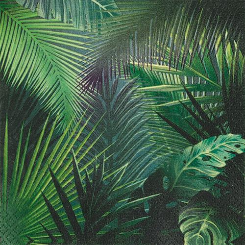 20 Servietten Rain Forest - Blätter aus dem Regenwald 33x33cm