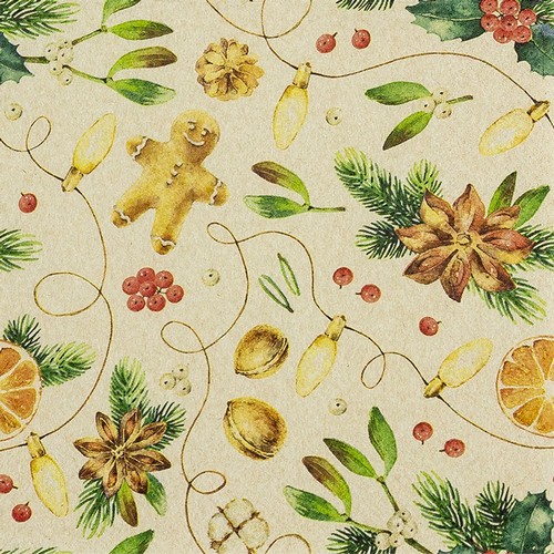 20 Servietten Eco Line Cozy Feeling - Weihnachtsgefühl 33x33cm