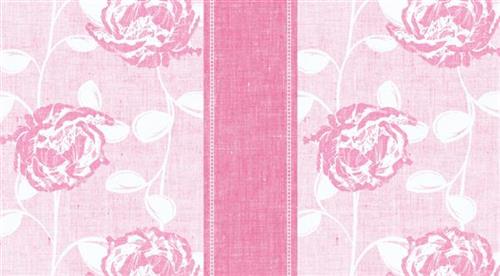 Tischläufer Cottone Plus Cloe rosa 40cm x 24m