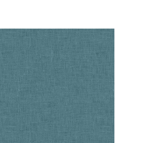 20 kleine Cocktailservietten Linen Ocean Tale - Uni Leinenstruktur petrol 25x25cm