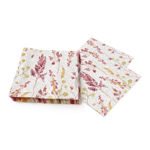 20 Servietten Fall bloom - Blühende Natur 33x33cm