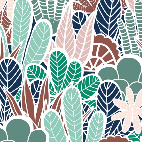 20 Servietten Graphic Cacti - Gemalte Kakteenvielfalt 33x33cm