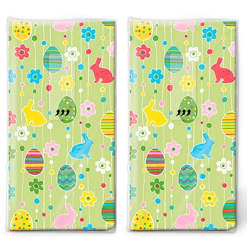 2x 10 Taschentücher Easter pleasure - Kleine Osterelemente