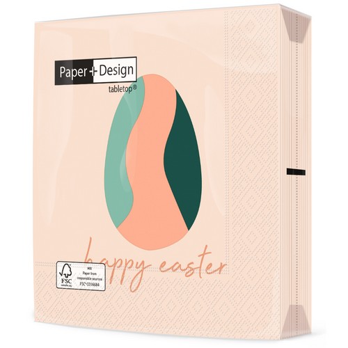 20 Servietten Boho Egg - Ei in Boho-Style 33x33cm