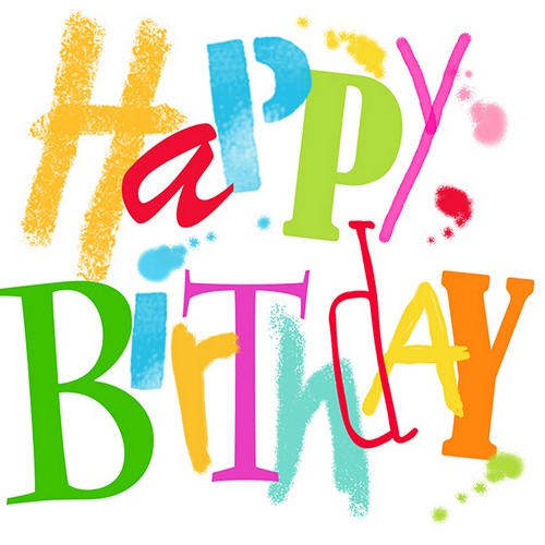 20 Servietten Birthday Dance - Farbenfroher Geburtstag 33x33cm