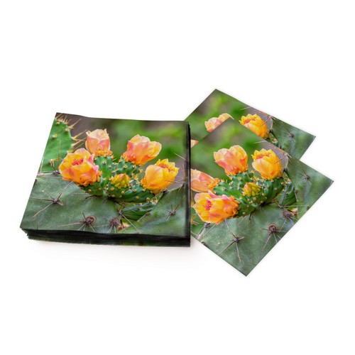 20 Servietten Cacti Floral | Serviettenshop