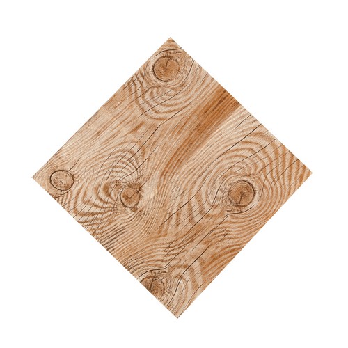 20 Servietten Natural Wood - Holzstruktur natur 33x33cm