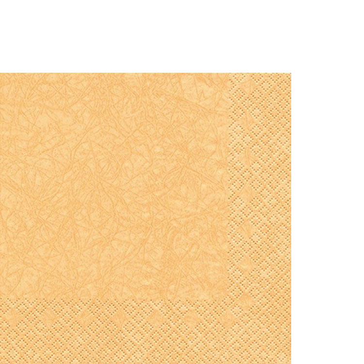 20 kleine Cocktailservietten Modern Colours champagne - champagner 25x25cm