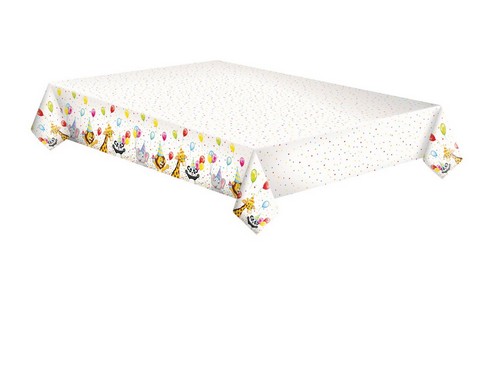 Tischdecke aus Papier My Birthday - Tierischer Geburtstag 120x180cm