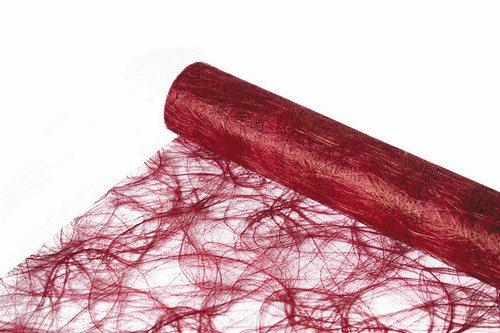 Tischläufer Sizoweb ® bordeaux - bordeaux 30cm x 5m