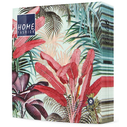 RP 20 Servietten Tropical Plants - Tropische Pflanzen im Dschungel 33x33cm