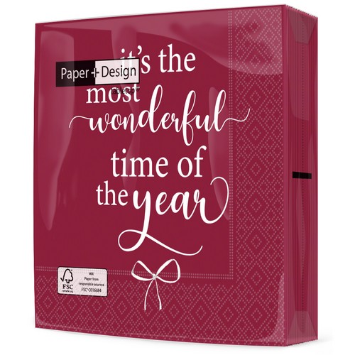 20 Servietten Wonderful time - Beste Zeit 33x33cm