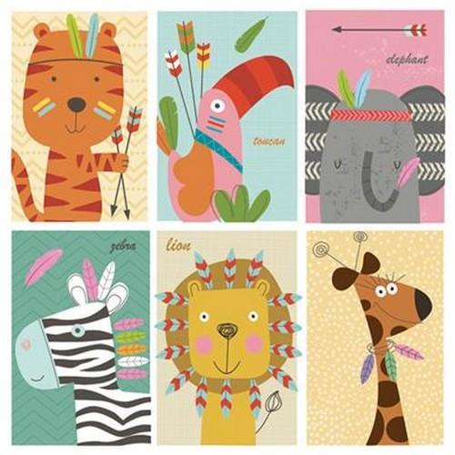 20 Servietten Zoo Friends 33x33cm