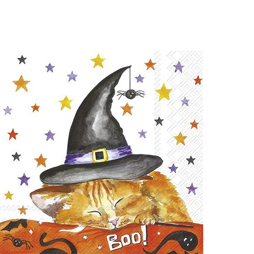 20 kleine Cocktailservietten Wicht´s little Helper 25x25cm