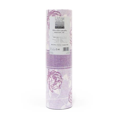 Tischläufer Cottone Plus Cloe flieder 40cm x 24m