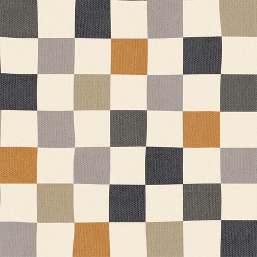 20 Servietten Check up boho - Schachbrett-Muster boho 33x33cm