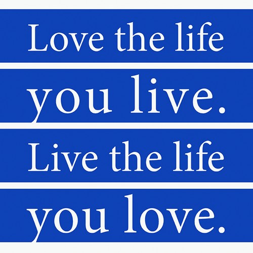 20 Servietten Love the Life – Das Leben lieben 33x33cm