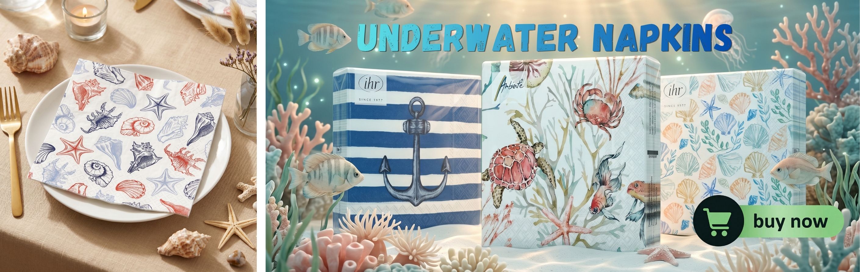 Underwater napkins
