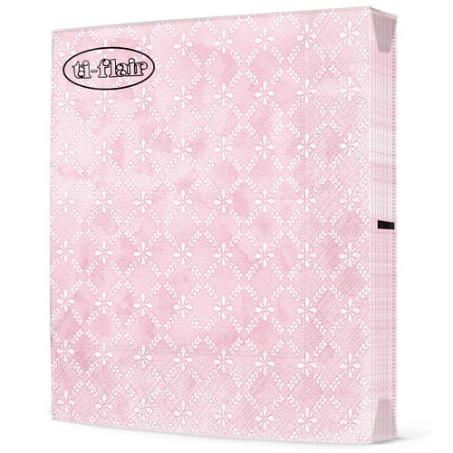 20 Servietten Maria Blush rose - Florales Gittermuster rosa 33x33cm