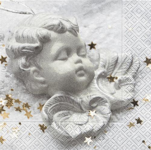 20 Servietten Peaceful Angel - friedlicher Engel 33x33cm