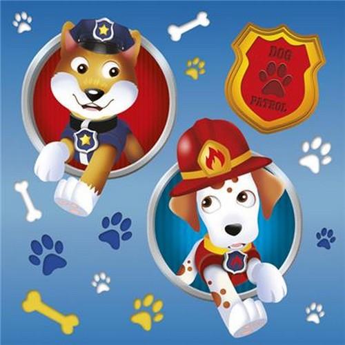 RP 20 Servietten Dog Patrol - Hundepolizei 33x33cm