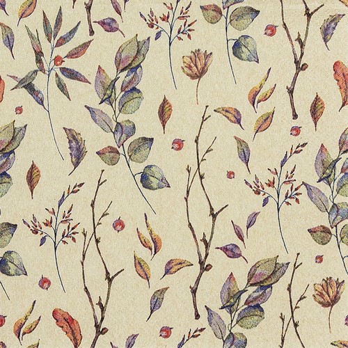 20 Servietten Eco Line Colored Leaves - Farbige Blätter Eco 33x33cm