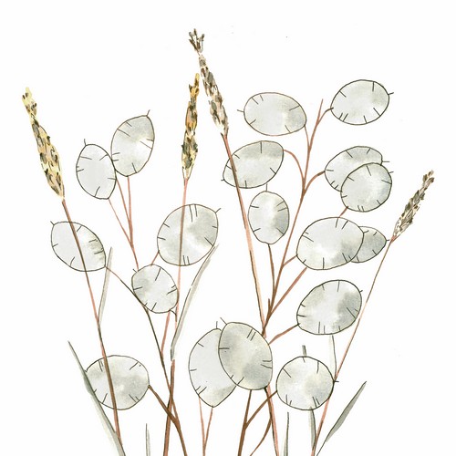 20 Servietten Celerina - Dezente Weide 33x33cm