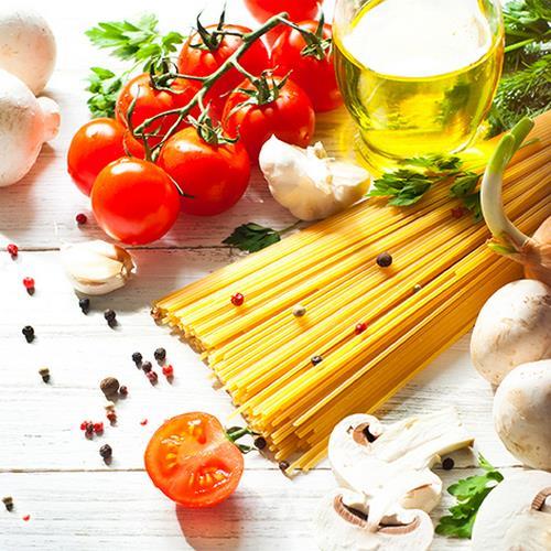 20 Servietten Spaghetti - Pasta frisch zubereitet 33x33cm