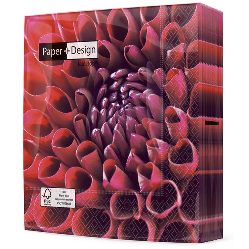 20 Servietten Dahlia delight - Pracht der Dahlien 33x33cm