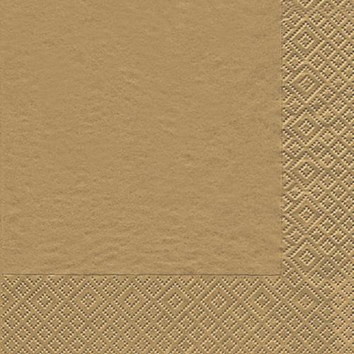 20 Servietten Modern Colours gold 33x33cm