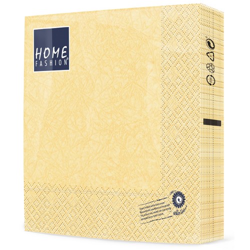 20 Servietten Modern Colours champagner 33x33cm