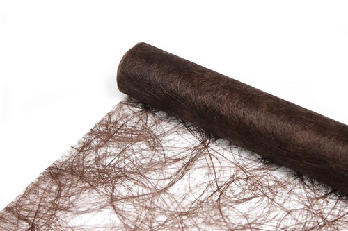 Tischläufer Sizoweb ® chocolate brown - schokobraun 30cm x 5m
